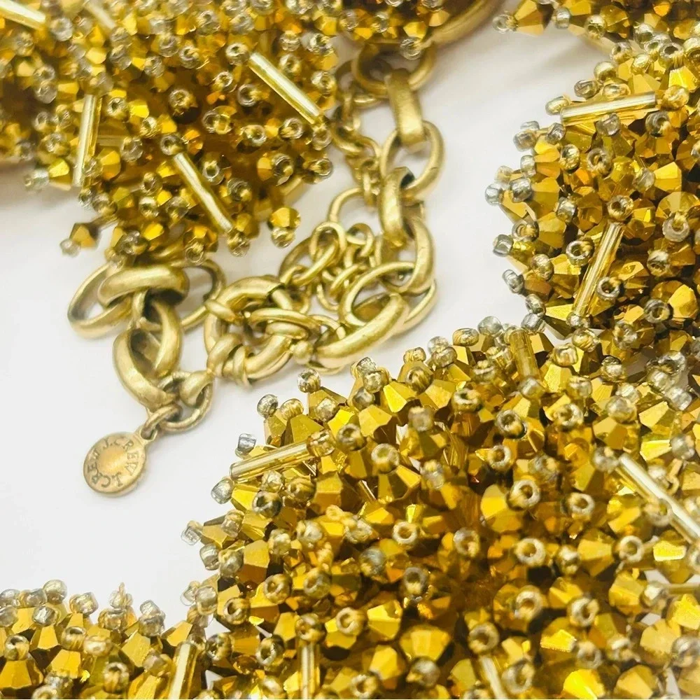 J. Crew Gold Firecracker Necklace